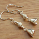 Boucles d’oreilles Pendantes Cloche en Argent 950