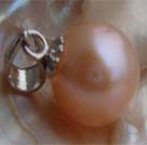 Pendentif Classique Perle d'Eau Douce Unique Rosé AAA